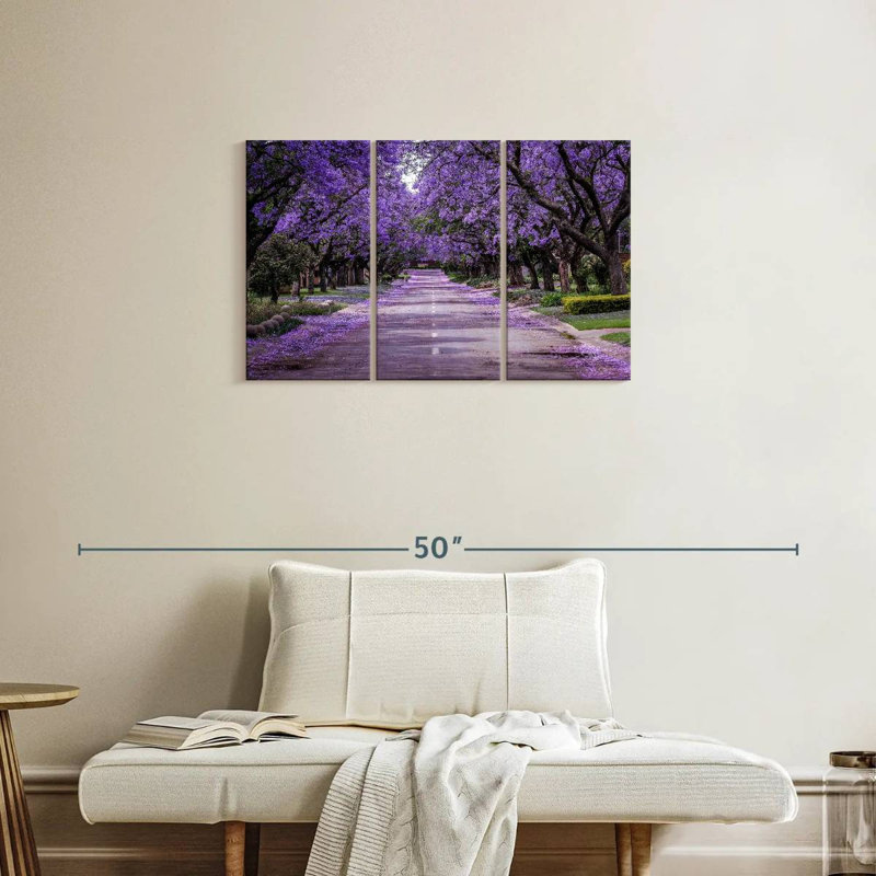 Sirci, rue Jacaranda en fleurs, H 20 po x l 33 po