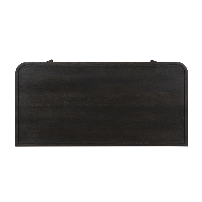 Franny 3 Drawer Chest-Saddle Brown, Espresso Oak Veneer