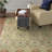 Helena Floral Handmade Hooked Wool Green Area Rug-1997242056