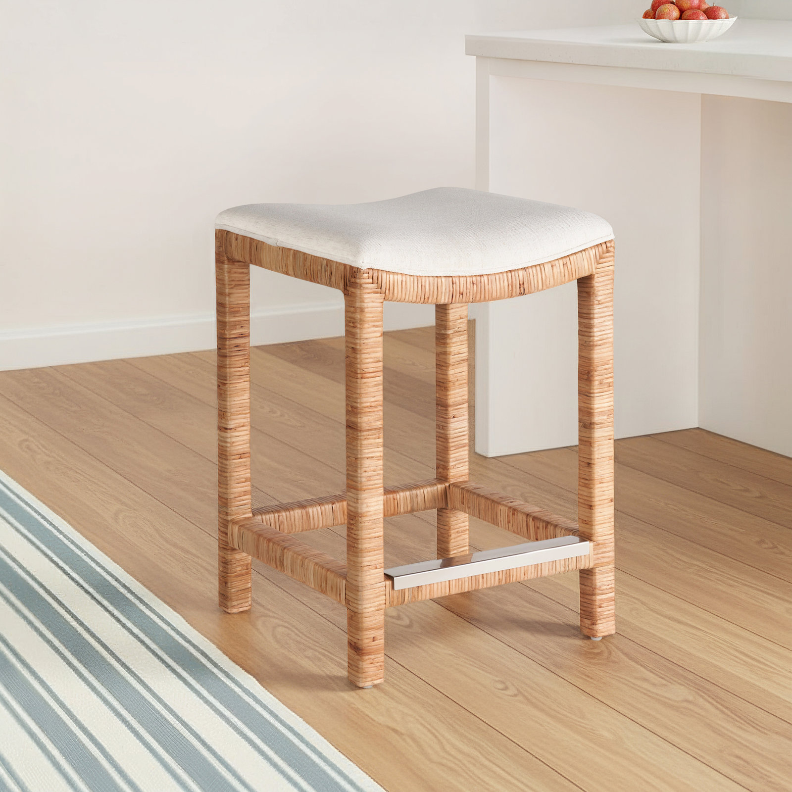Rosalie Woven Stool