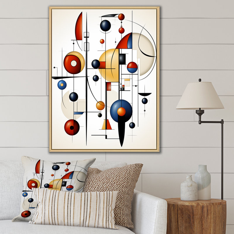 Mystery Source codes Minimal Geometric - Modern, impression sur toile géométrique moderne, H 32 po x l 16 po x P 1 po