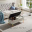 Banc rembourré en tissu avec 4 pieds-1164397997