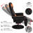 Inbox Zero Reclining Ergonomic Swiveling PC & Racing Game Chair with Built-in Speakers and Footrest-1443260512