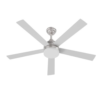 Maddox - 52'' 5 Blade LED Ceiling Fan - Silver Finish