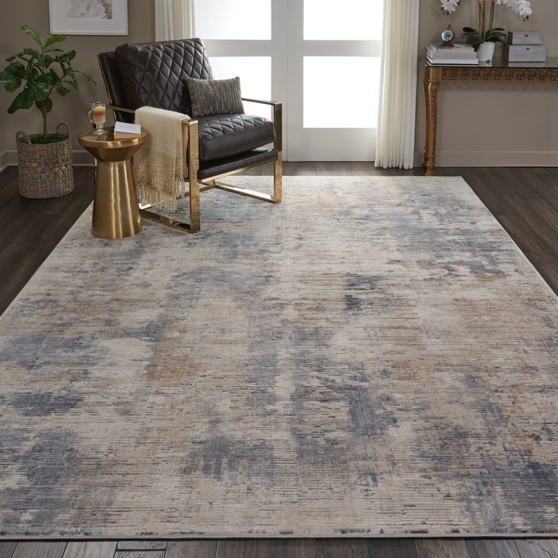 Abstract Indoor Rug, Rectangle 7'10" x 10'6"