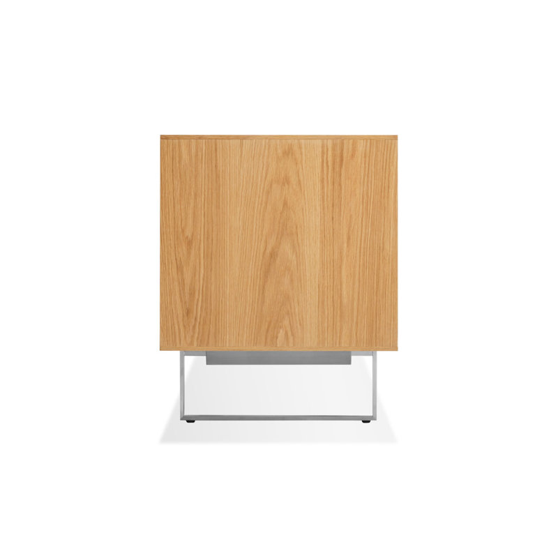 Series 11 Media Console, Walnut/Stainless Steel