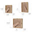 Damita Brown Versatile Picture Frame - Set of 3