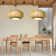 Single Light Japanese Style Hot Pot Braidwork Wicker Natural Bamboo Handmade Pendant Lamp