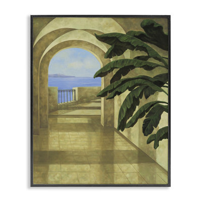 «Coastal Villa Palm», estampe numérique par Samuel Blanco