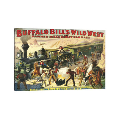 1907 Buffalo Bill's Wild West Show - Print on Canvas