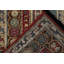 Classic Tribal Rug In Blue, Red, Beige-Brown Geometric Pattern-1200664451