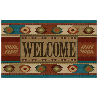 Southwest Welcome Indoor/Outdoor Entryway Floor Mat