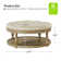Kat Farmhouse Upholstered Storage Button-tufted Ottoman