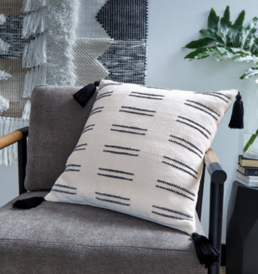 Housse et insert de coussin carré 100% coton Mudderly
