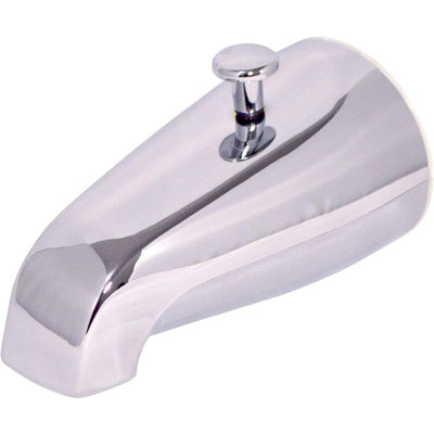 Tub Spout with Push And Pull Diverter