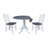 Hesston 3 Piece Drop Leaf Solid Wood Dining Set-1167853851