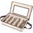 Flatware Storage Case For Cutlery - 5 Compartments, Removable Lid And Carry Handles