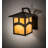 Rustic Lodge Solid Brass Armed Sconce