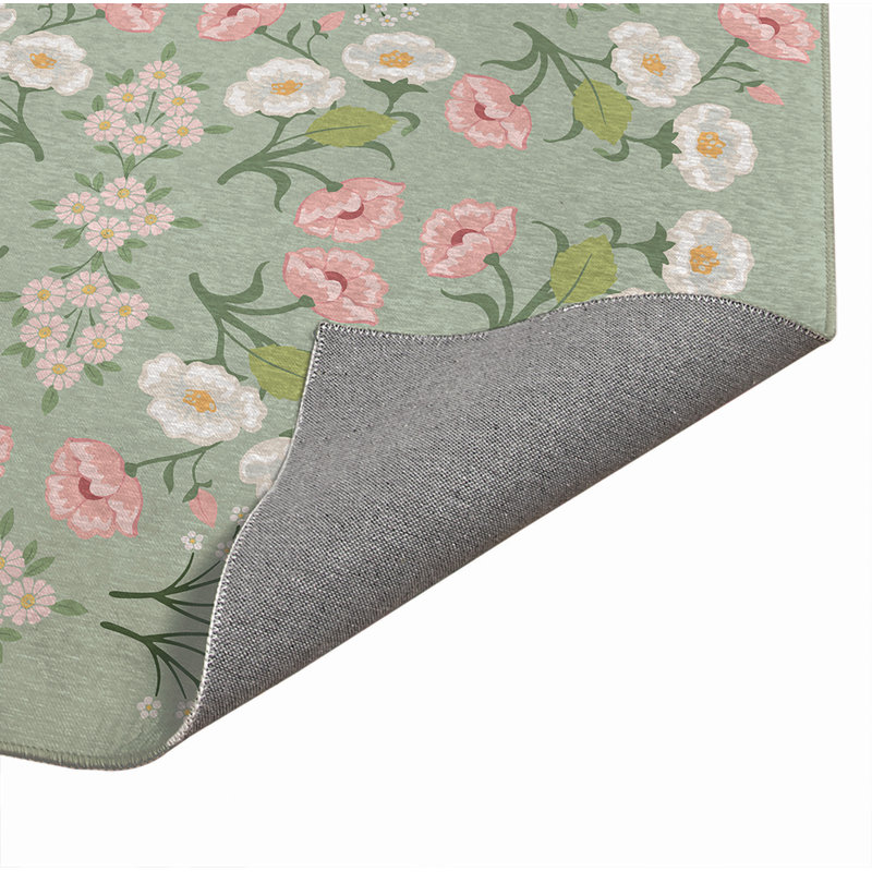 May Flowers Outdoor Rug, Rectangle 8' x 10'
