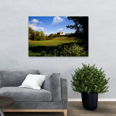 «Killyleagh Castle Co Down», Irlande, vache contemporaine, paysage, art naturel