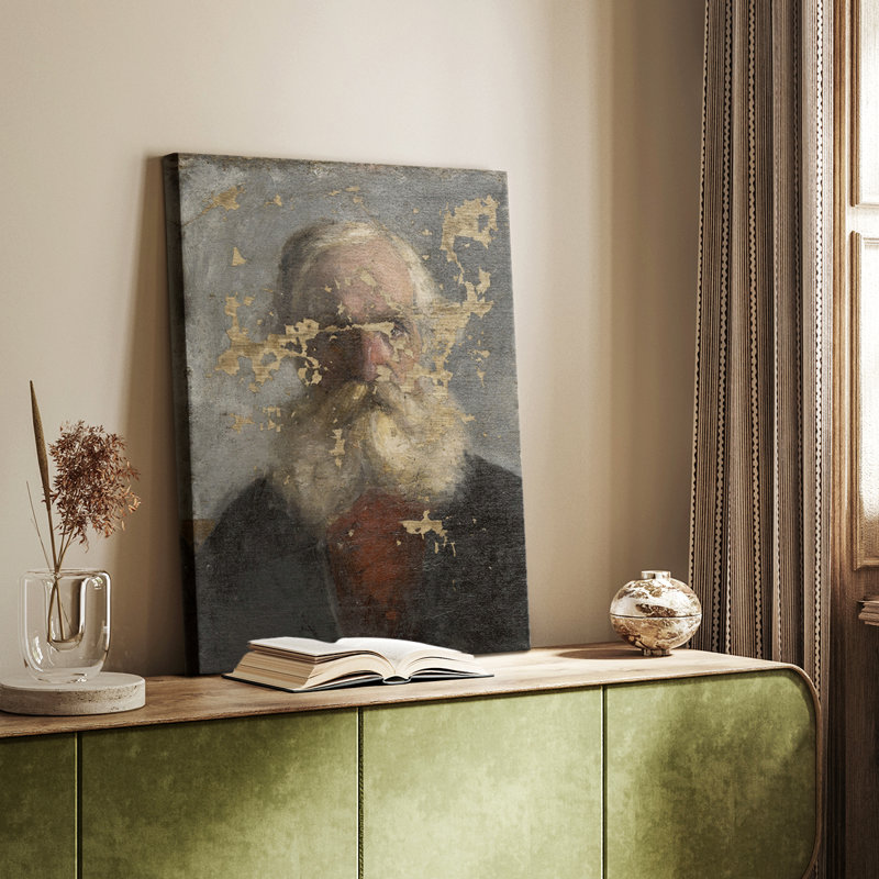 Impression de portrait rétro CXLV - galerie Cavas sur mesure, H 60 po x l 40 po