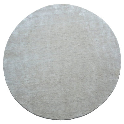 Tapis ronds en laine tissée à la main Crayton