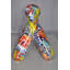Statue de chien graffiti Higgston en résine Dimensions: 16 po x 10 po x H 14 po