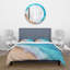 Turquoise Waves Breaking At The Shore - Ensemble de housse de couette Cabin & Lodge - Microfibre de polyester-66399744