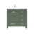 Anvay 36 in. Single Sink Freestanding Bath Vanity in Forest Green with Carrara Marble Top-1730614988-1621704773