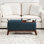 Banc de rangement avec plateaux réversibles Hillcrest
