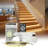 LED Smart Motion-Activated Stair Light with Remote Controlled Motion LED Step Light LED, Stair Lighting Adjustable Brightness Light Speed Steps Number(12Steps,3000k)