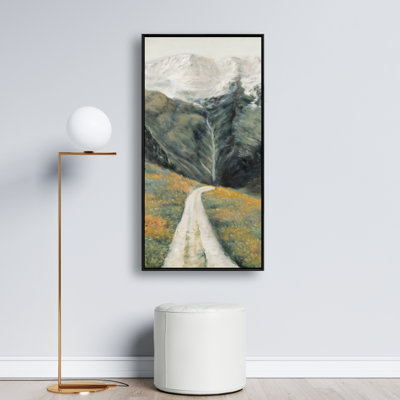 Mountainous Landscape Print On Canvas