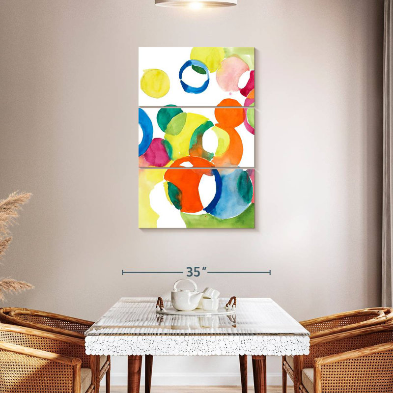 Avery Colorful Circles, 65" H x 42" W
