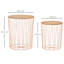 Landose Tray Top Frame Nesting Tables-528458741