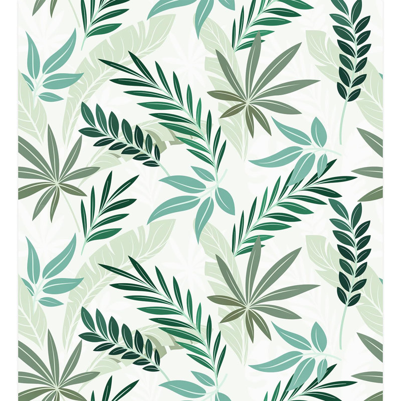 Bordure florale pelez et collez, L 132 po x l 120 po