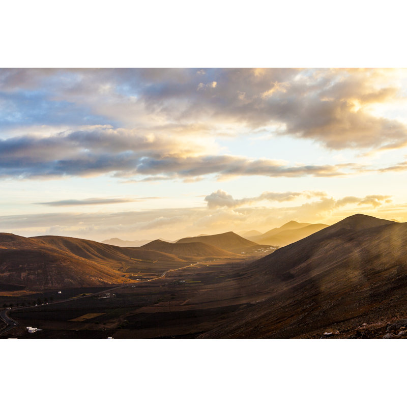 Village Of Femes, Lanzarote - Wrapped Canvas Print, 30cm H x 46cm W x 3.8cm D
