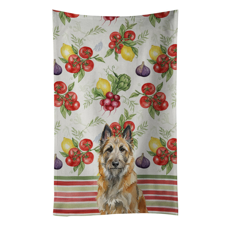 Belgian Laekenois Vegetables Kitchen Towel, Belgian Laekenois