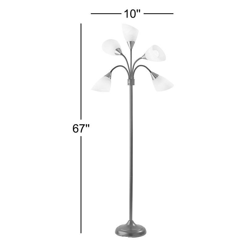 Cailani 67'' Tree Floor Lamp, White