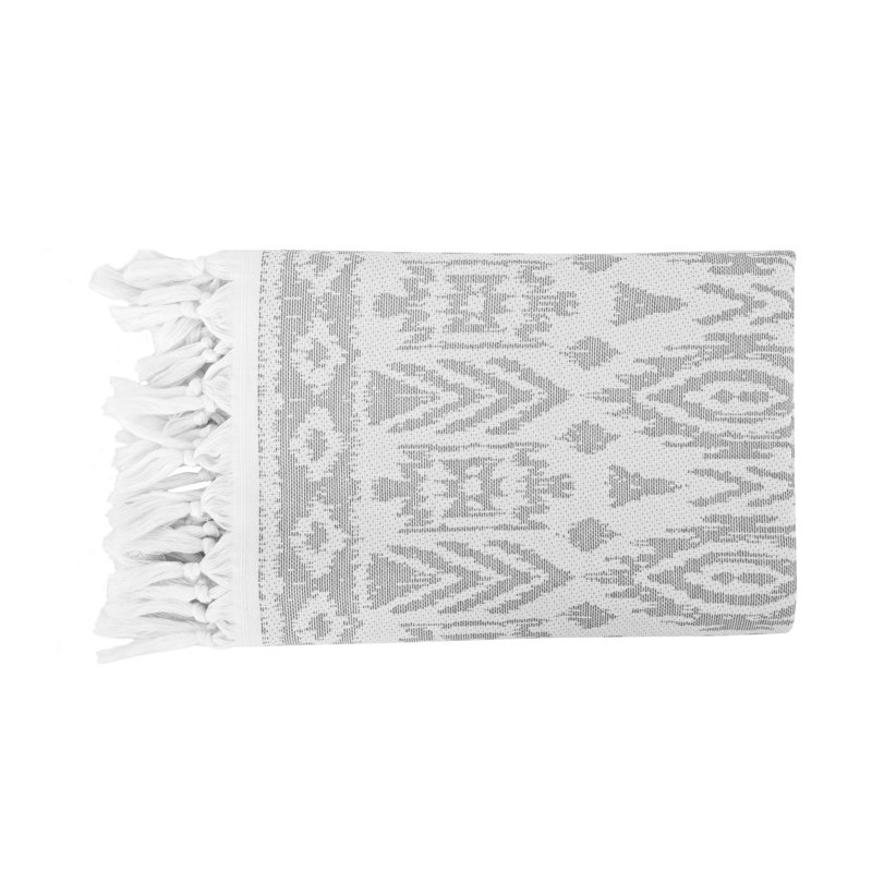 Serviette de bain Cyr simple, gris