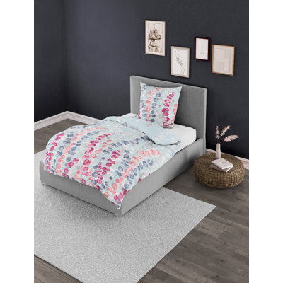 Sateen No Pattern Duvet Cover Set with Pillow Shams