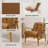 Morrilton Genuine Leather Tufted Arm Chair With Solid Wood Frame (Set of 2)-1744579226