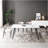 Porcelain Dining Table White 70"