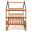 Twin House Bed With Trundle & Solid Wood Frame-1299031892-1299031893