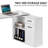 Selena L-Shaped Computer Desk With 4 Storage-529079443
