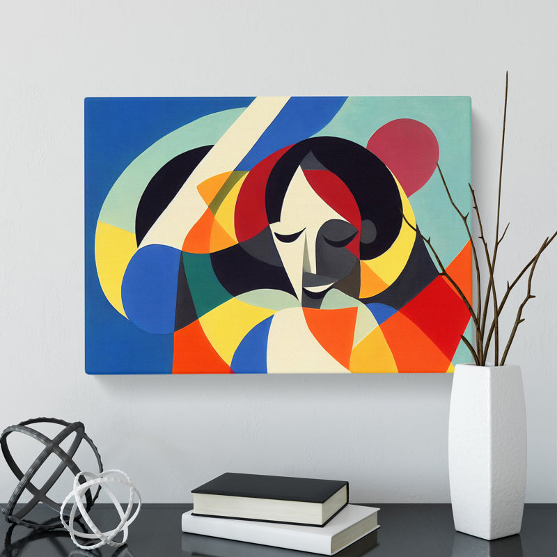 Abstract Woman In Colour Vol.5 - Wrapped Canvas, 35cm H x 50cm W x 3cm D