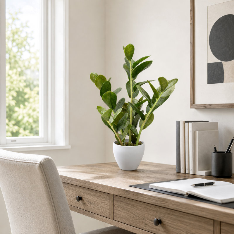 Plante grasse artificielle 22,5 po en pot