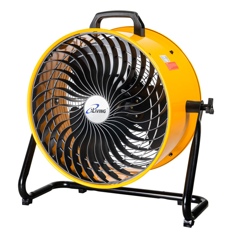 iLIVING ILG8TF18-DC 18 in. Low Noise Turbo Fan 4100 CFM 3-Speed Portable Air Circulator for Shop, Office, Greenhouse, Home and Warehouse