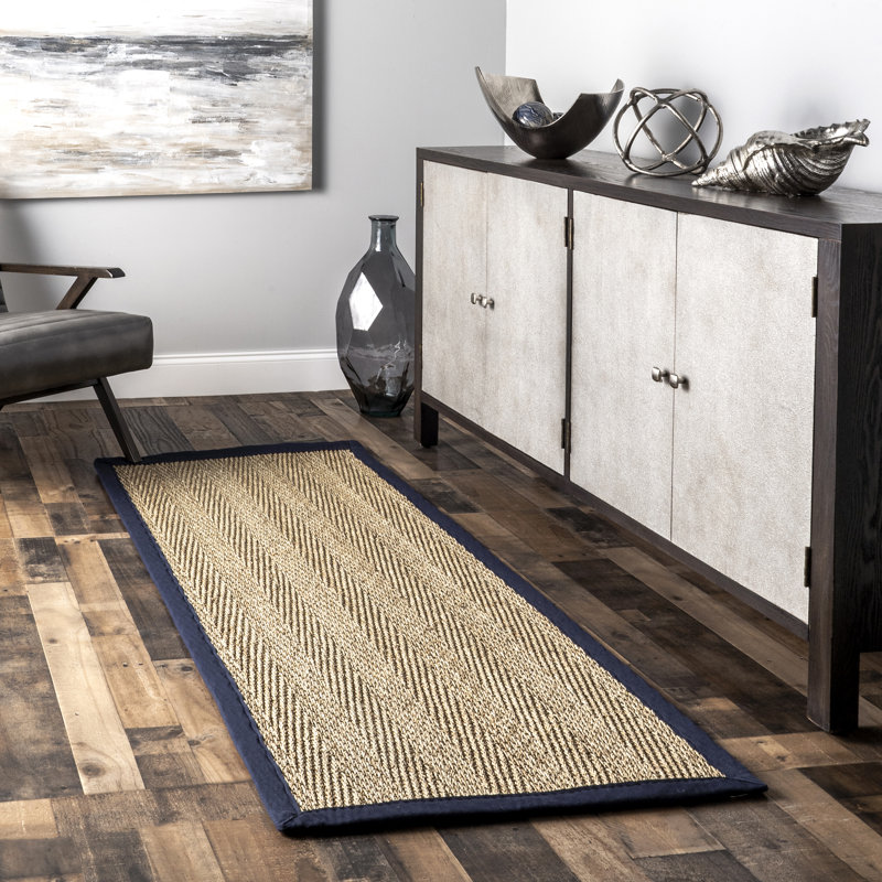 Tapis brun clair Benevides, Tapis de couloir 2 pi 6 po x 8 pi
