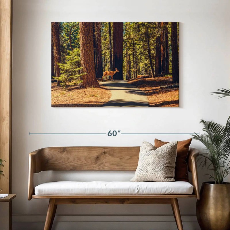 Brampt Elusive Deer, 30" H x 45" W