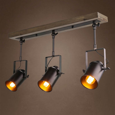 24.8'' 3 -Light Fixed Track Track Kit with Dimmable and Adjustable Head